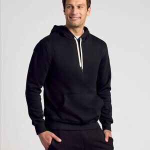 Black Fleece French Terry Pullover Hoodie - L